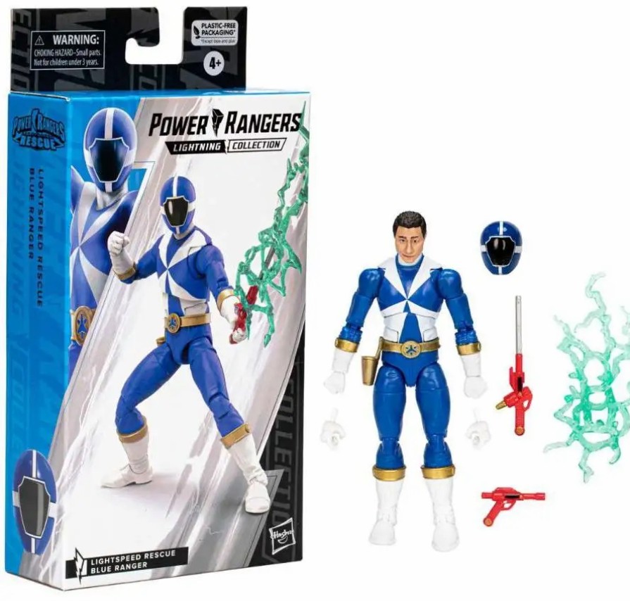 All Brands Hasbro Toys | Power Rangers Lightning Collection Lightspeed Rescue Blue Ranger Action Figure (Pre-Order Ships February)