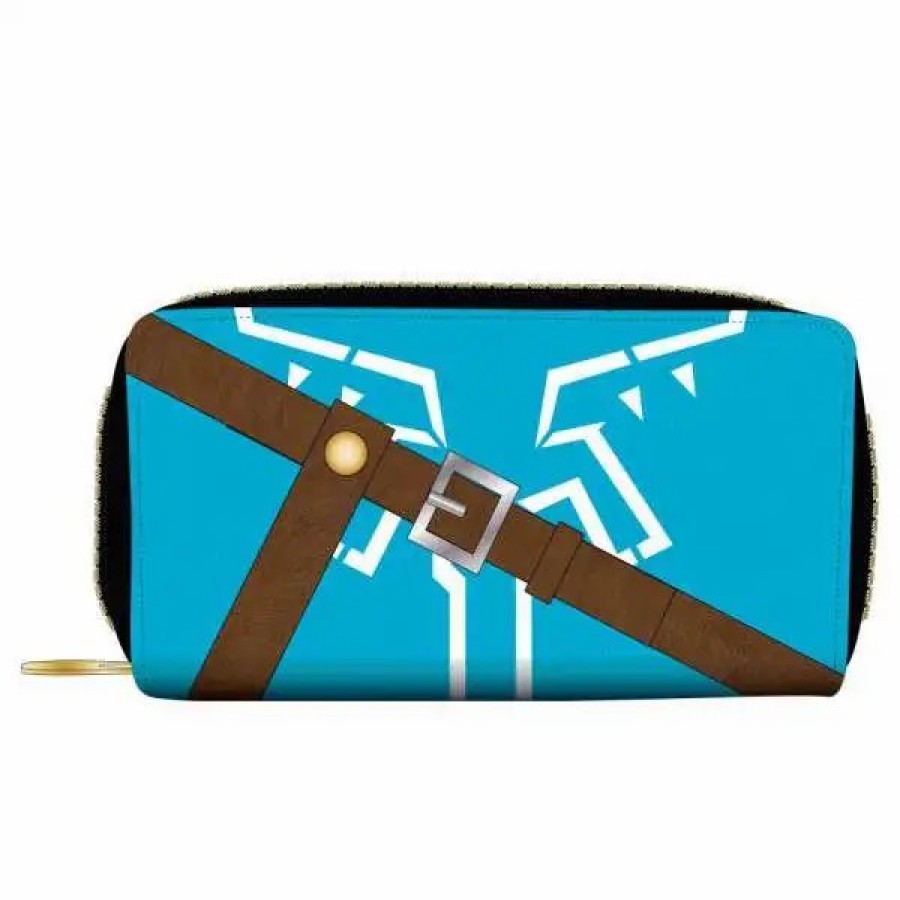 All Brands Bioworld | The Legend Of Zelda Breath Of The Wild Zip Around Wallet Apparel