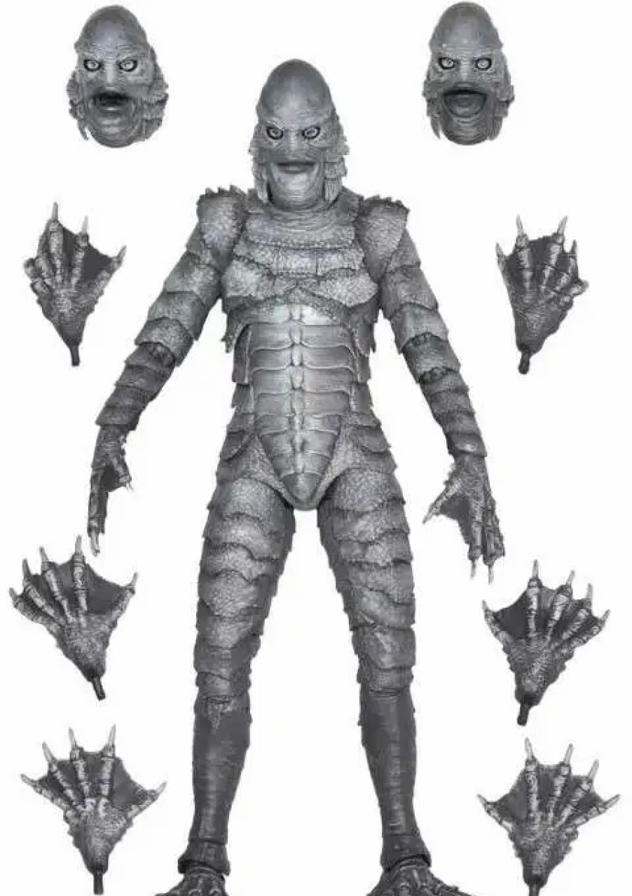 All Brands NECA | Neca Universal Monsters Creature From The Black Lagoon Exclusive Action Figure [Ultimate Version, B&W]