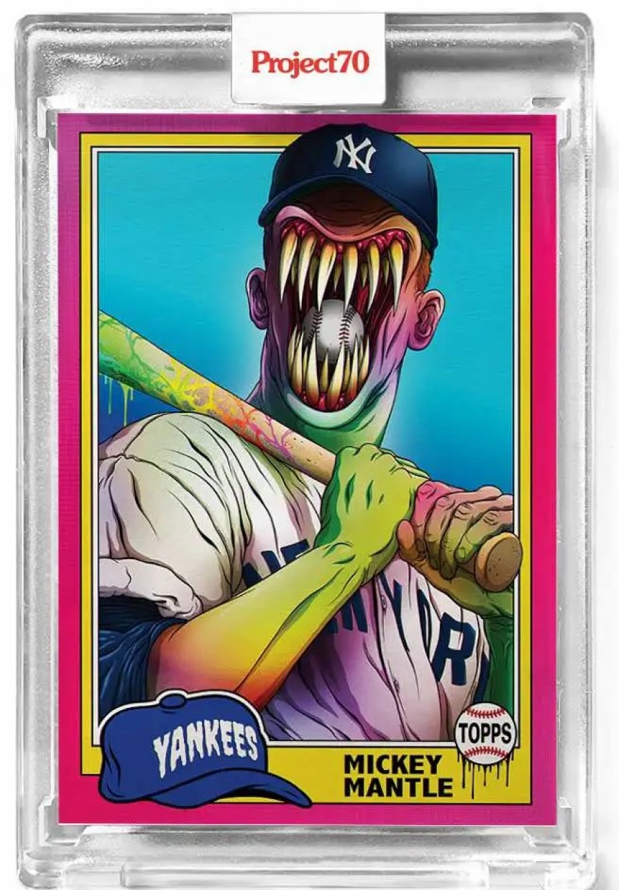 All Brands Topps | Mlb Topps Project70 Baseball Mickey Mantle Exclusive Trading Card [#935, By Alex Pardee]