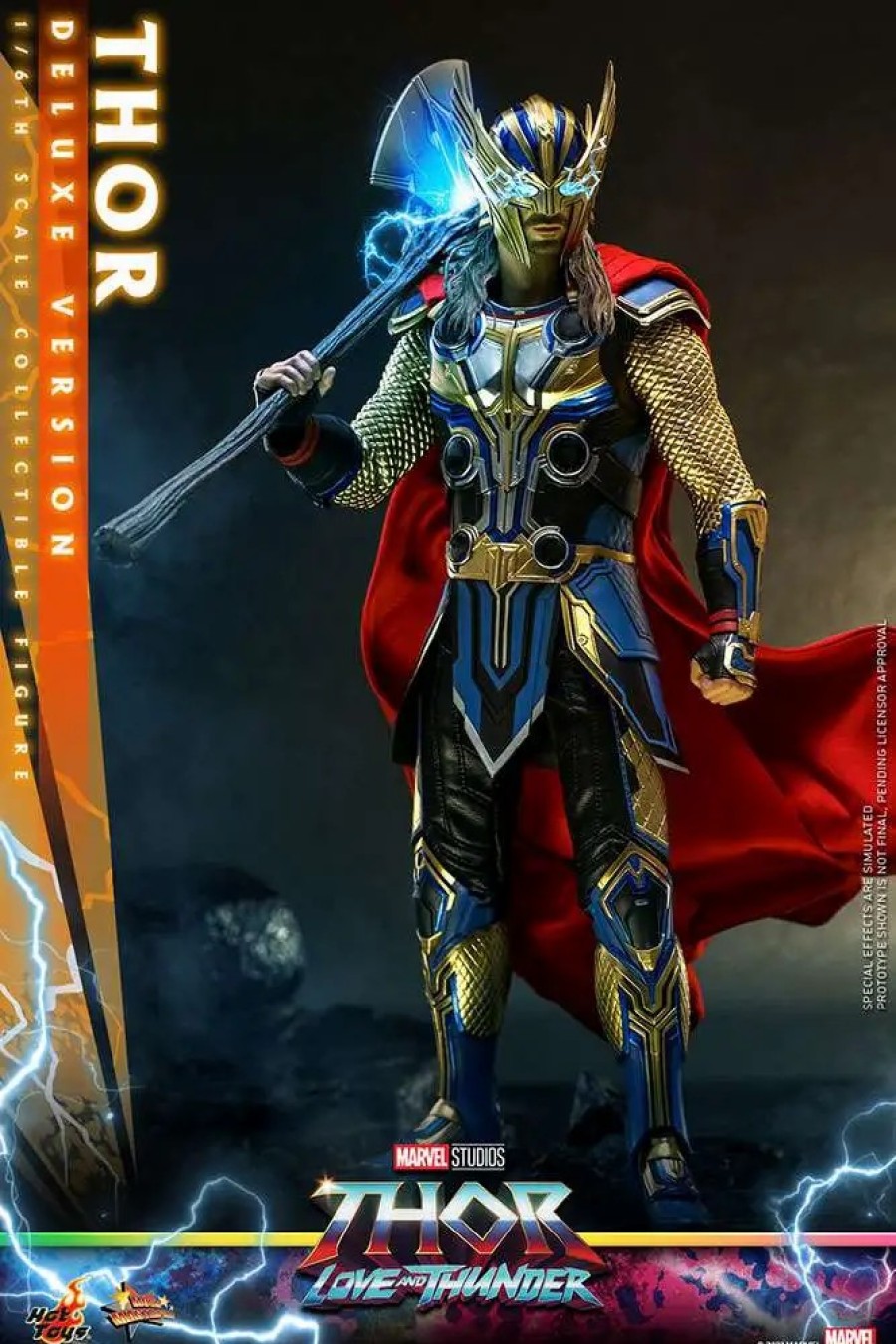 All Brands Hot Toys | Marvel Thor: Love & Thunder Thor Collectible Figure [Deluxe Version] (Pre-Order Ships February)