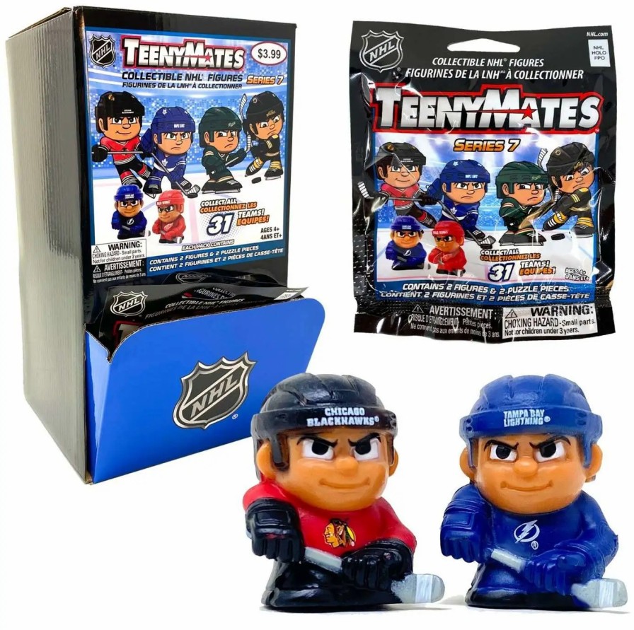 All Brands Party Animal Toys | Nhl Teenymates Hockey Series 7 Mystery Box [32 Packs]