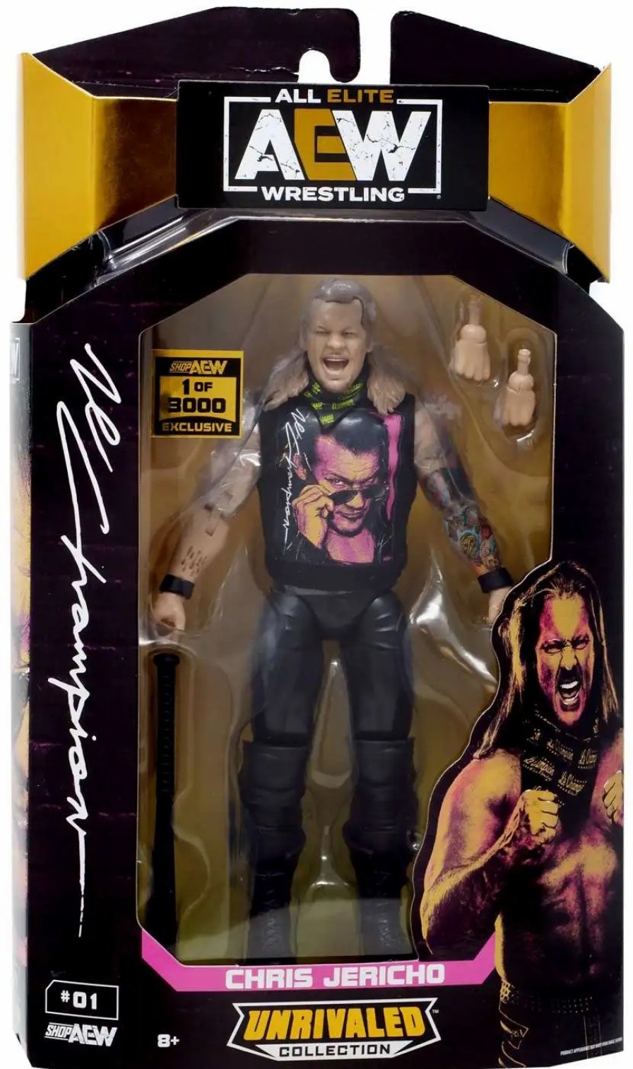 All Brands Jazwares | Aew All Elite Wrestling Aew Unrivaled Collection Chris Jericho Exclusive Action Figure [1 Of 3,000!]