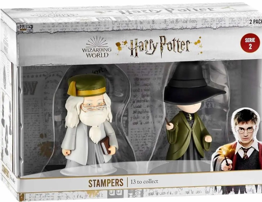 All Brands PMI | Harry Potter Series 2 Dumbledore & Mcgonagall 3-Inch Stamper 2-Pack