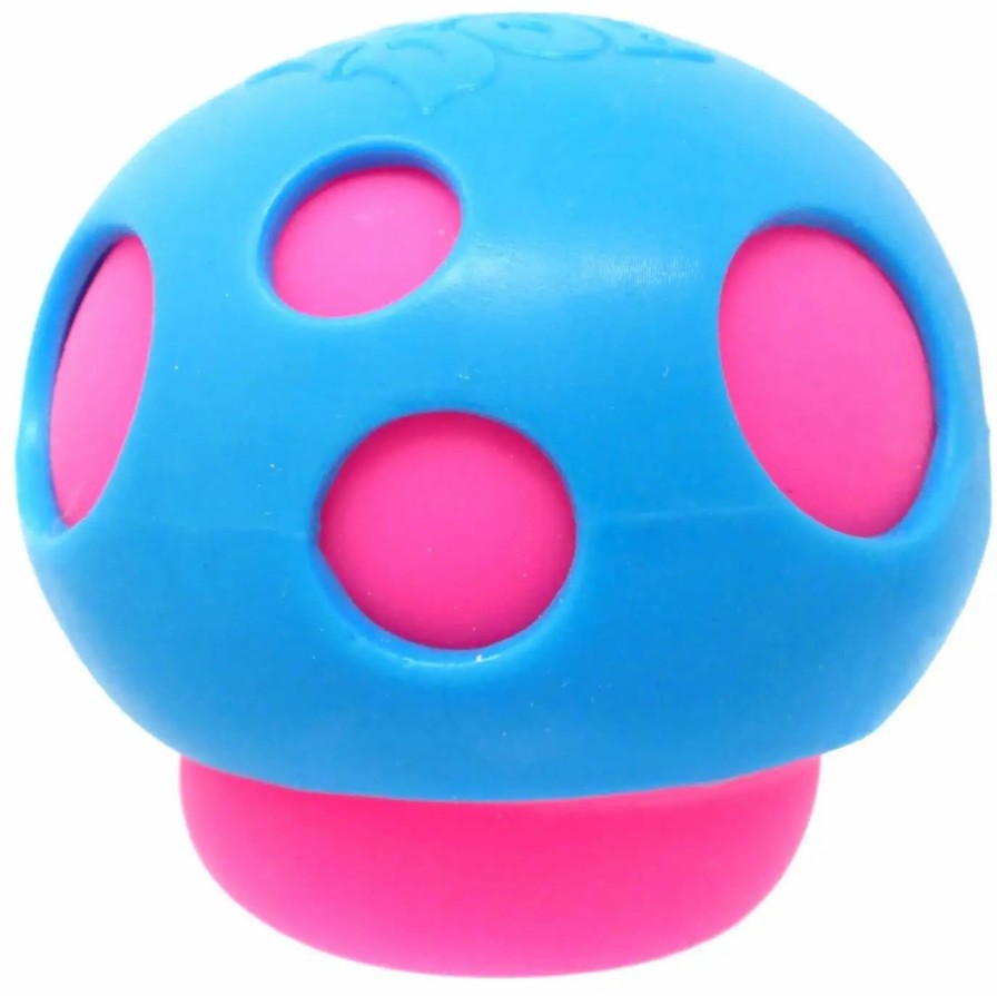 All Brands Schylling | Needoh Groovy Shroom Blue & Pink Stress Ball