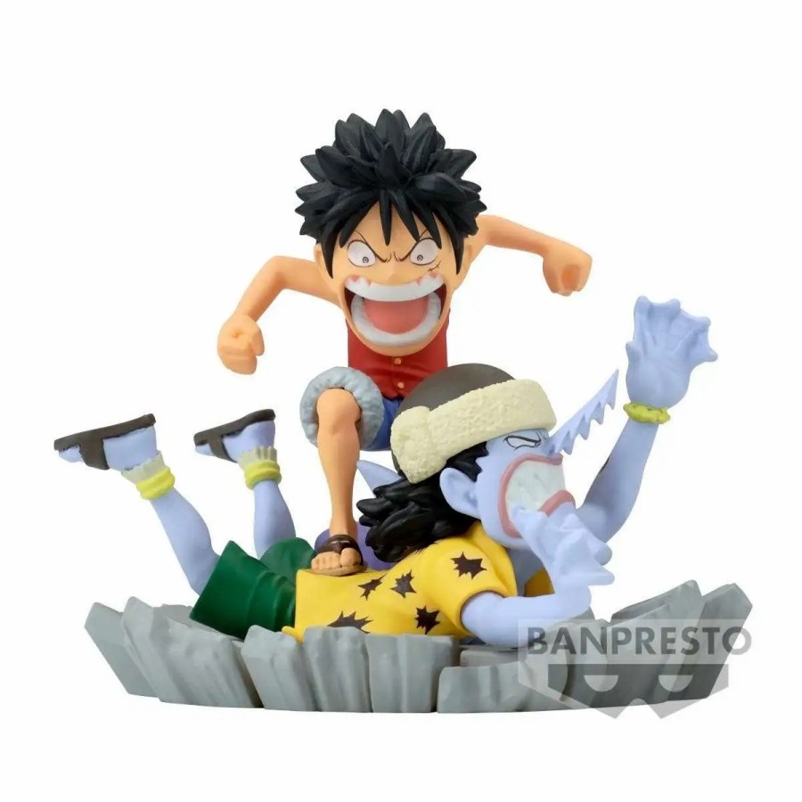 All Brands Banpresto | One Piece World Collectable Figure Wcf Monkey D. Luffy Vs Arlong 2.8-Inch Collectible Pvc Figure [Log Stories] (Pre-Order Ships June)