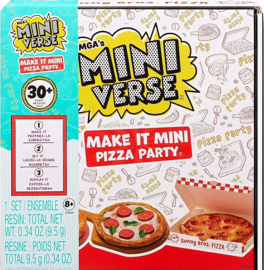 All Brands MGA Entertainment | Miniverse Make It Mini Food Pizza Party Exclusive Playset [Not Edible!]