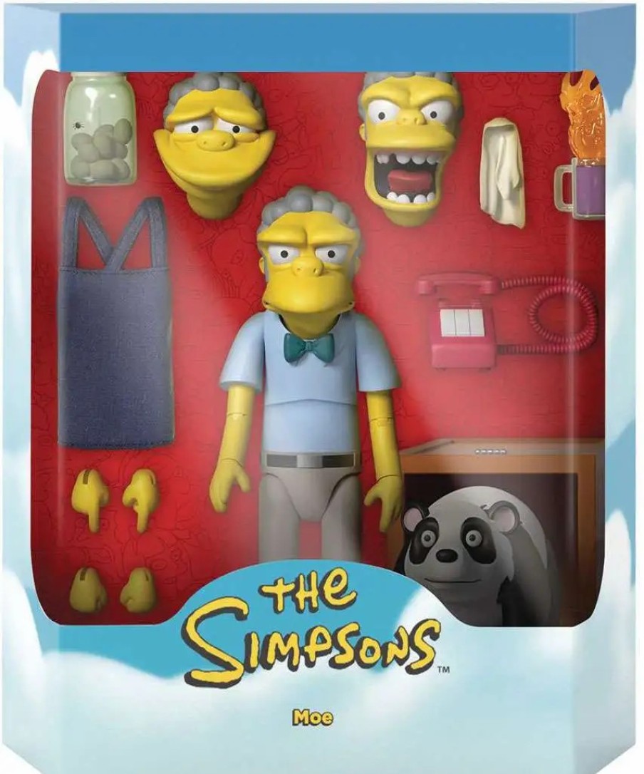 All Brands Super7 | The Simpsons Ultimates Wave 1 Moe Szyslak Action Figure