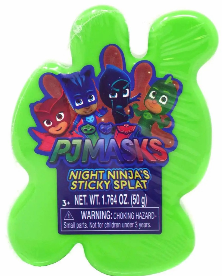 All Brands Just Play | Disney Junior Pj Masks Night Ninja'S Sticky Splat 1.764 Ounce Slime [Green]