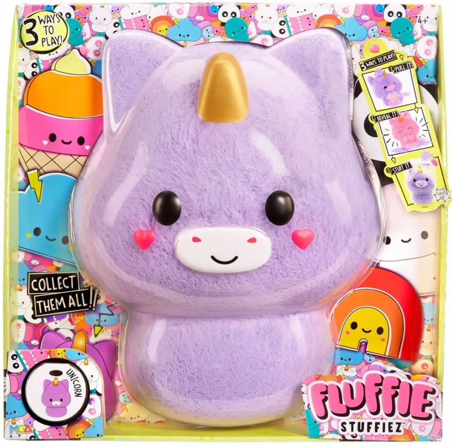 All Brands MGA Entertainment | Fluffie Stuffiez Unicorn 11-Inch Large Plush