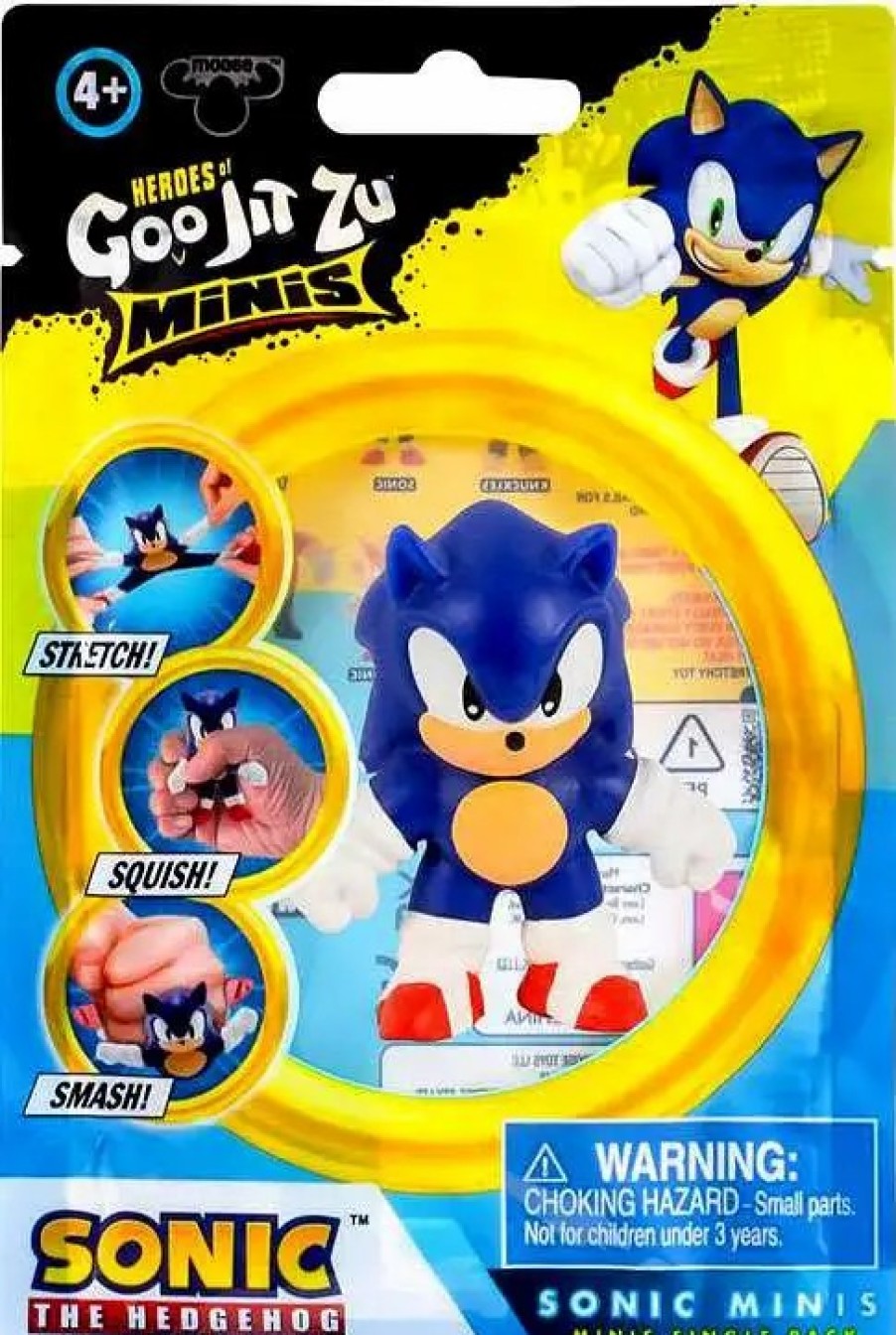 All Brands Moose Toys | Heroes Of Goo Jit Zu Sonic The Hedgehog Minis Sonic Action Figure