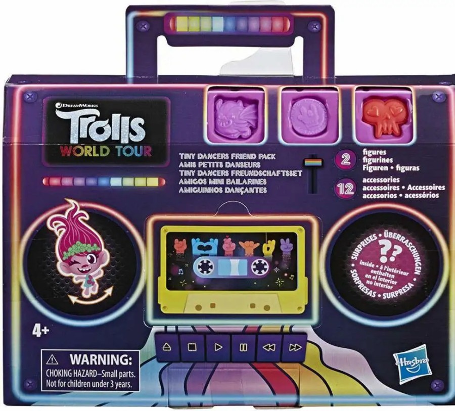 All Brands Hasbro Toys | Trolls World Tour Tiny Dancers Friend Pack Mystery 2-Pack