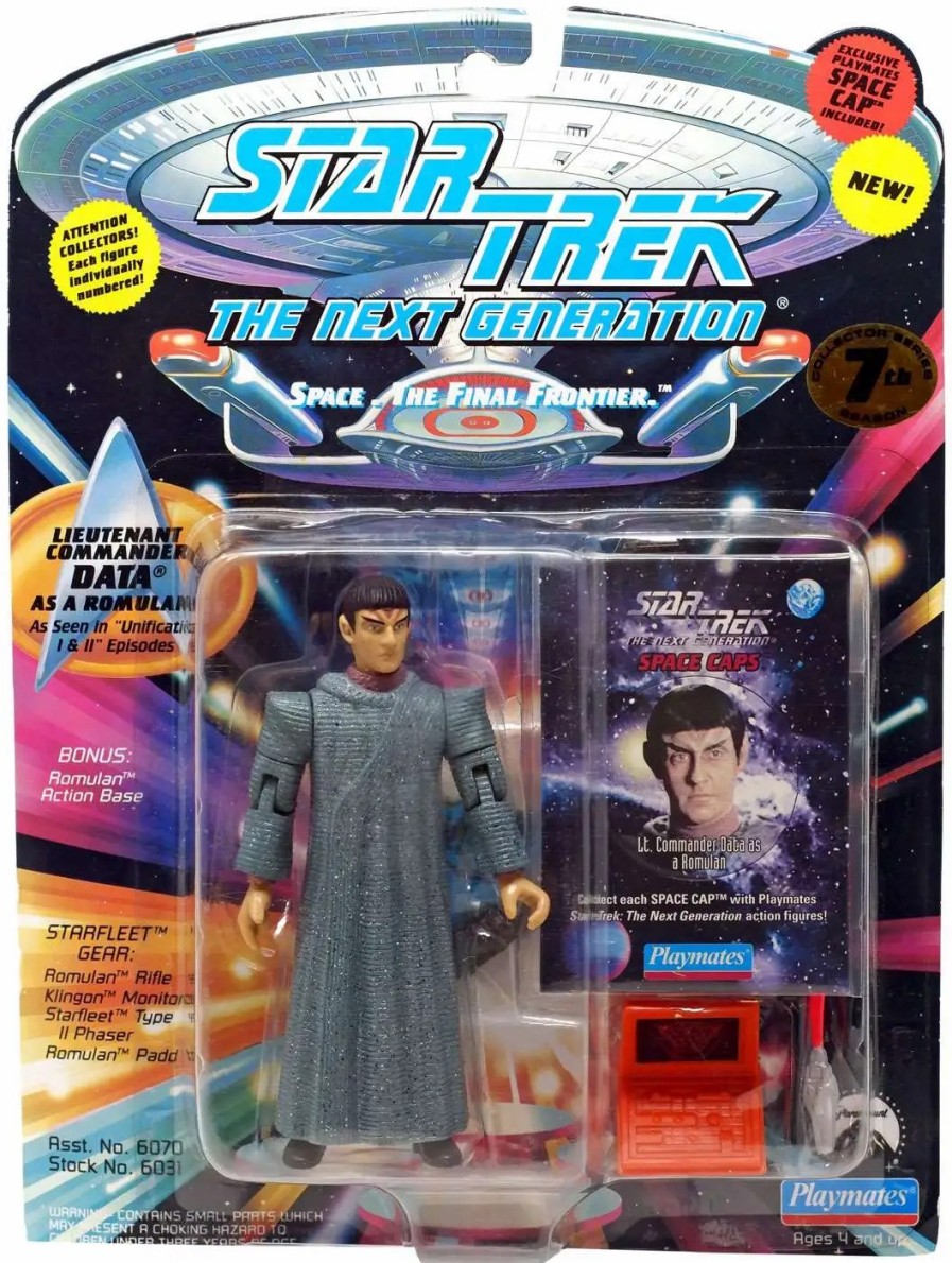 All Brands Playmates | Star Trek: The Next Generation Lieutenant Commander Data As A Romulan Action Figure