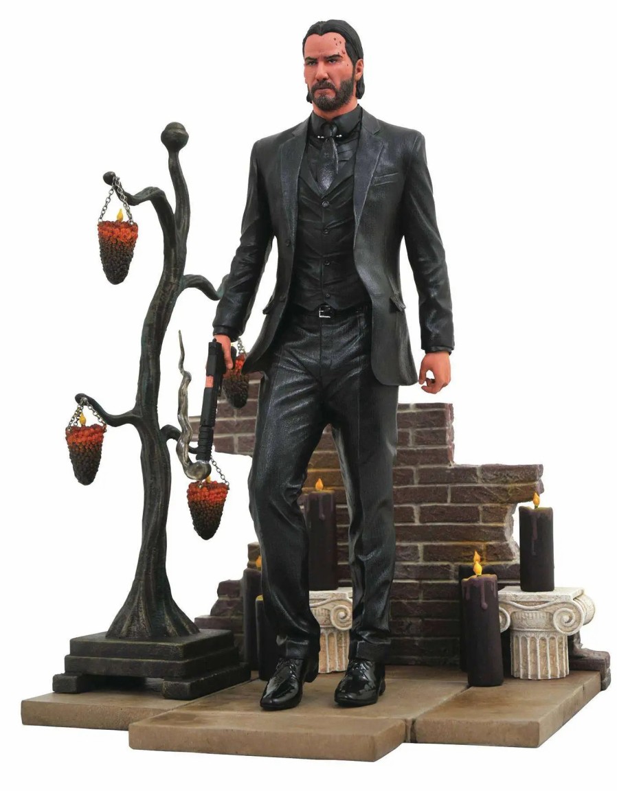 All Brands Diamond Select Toys | John Wick Chapter 2 Movie Gallery John Wick 9-Inch Pvc Figure Statue [Standing]