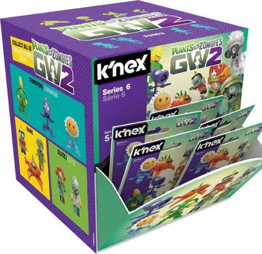 All Brands K'NEX | K'Nex Plants Vs. Zombies Gw2 Series 6 Mystery Box [48 Packs]