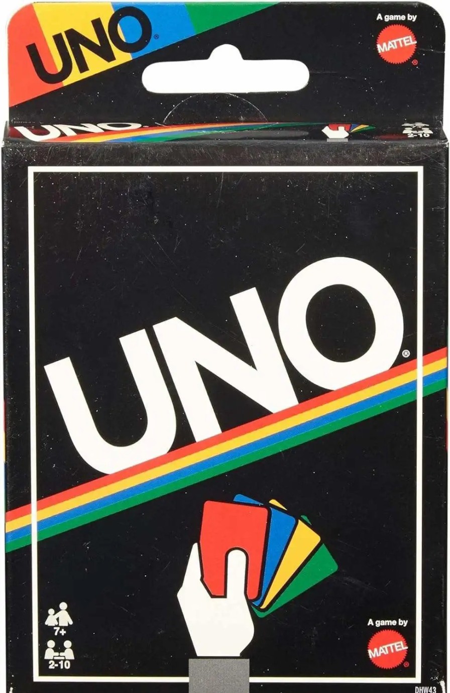 All Brands Mattel Games | Uno Card Game [Retro Packaging]