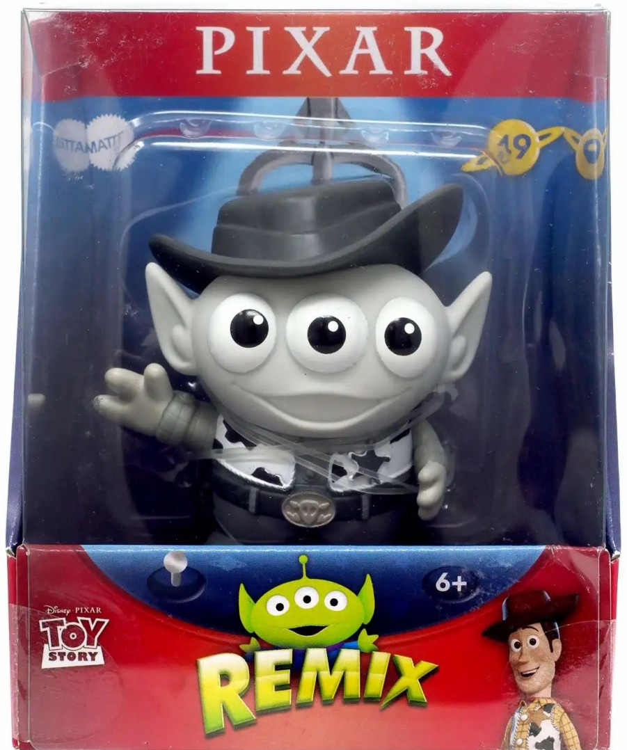 All Brands Mattel | Disney / Pixar Toy Story Alien Remix Roundup Woody 3-Inch Mini Figure