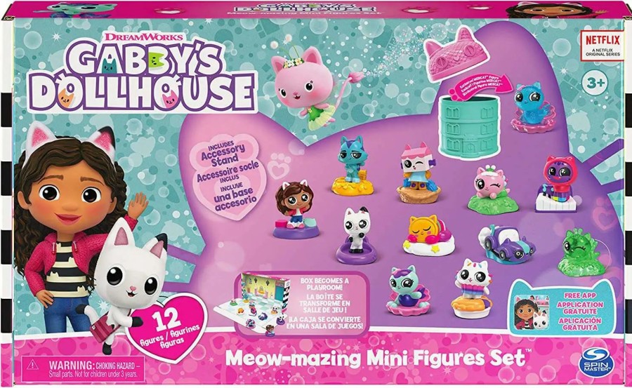 All Brands Spin Master | Gabby'S Dollhouse Meow-Mazing Exclusive Mini Figure 12-Pack Set