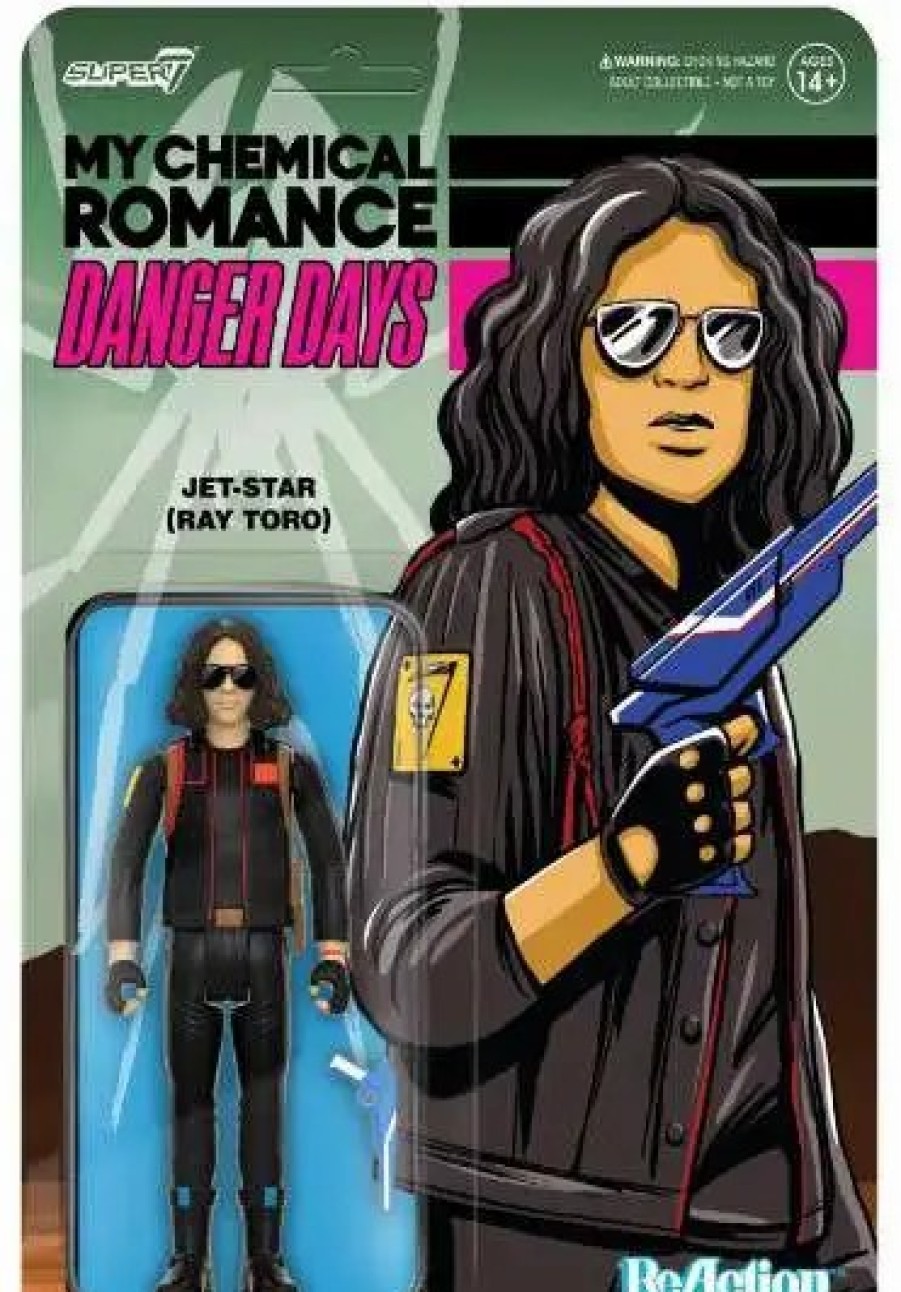 All Brands Super7 | My Chemical Romance Reaction Danger Days Jet-Star Action Figure [Ray Toro, Unmasked] (Pre-Order Ships February)