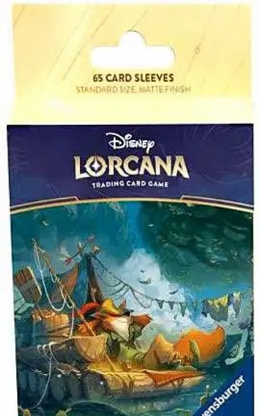 All Brands Ravensburger | Disney Lorcana Trading Card Game Into The Inklands Robin Hood Card Sleeves [65 Sleeves] (Pre-Order Ships February)