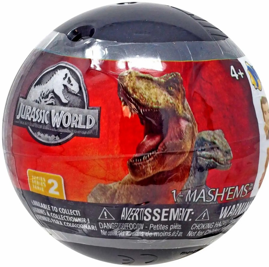 All Brands Basic Fun | Jurassic World Mashems Series 2 Mystery Pack [1 Random Figure]