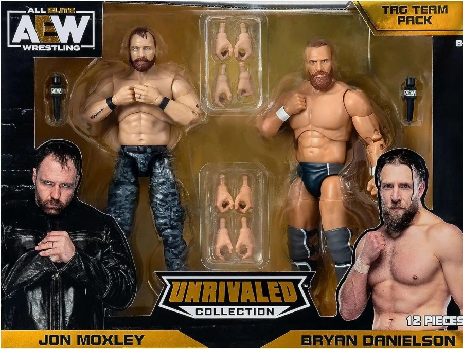 All Brands Jazwares | Aew All Elite Wrestling Unrivaled Collection Jon Moxley & Bryan Danielson Exclusive Action Figure 2-Pack