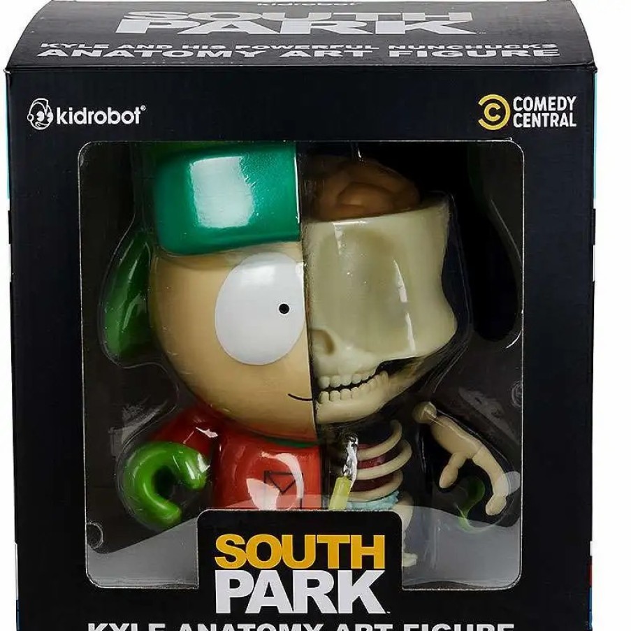 All Brands Kidrobot (NECA) | South Park Anatomy Kyle 8-Inch Vinyl Art Figure