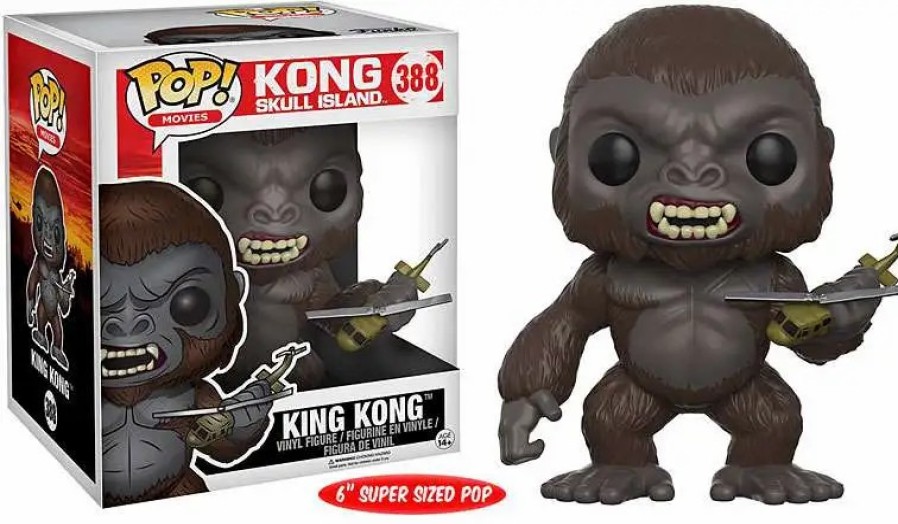 All Brands Funko | Funko Skull Island Pop! Movies King Kong 6-Inch Vinyl Figure #388 [Super-Sized, Damaged Package]