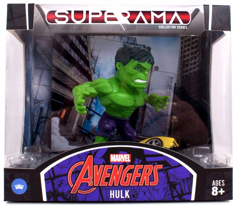 All Brands The Loyal Subjects | Marvel Superama The Hulk 5-Inch Figural Diorama