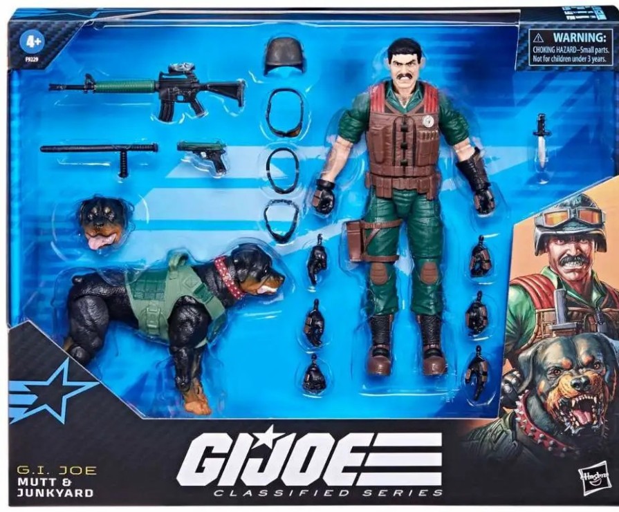 All Brands Hasbro | Gi Joe Classified Series Mutt & Junkyard Action Figure 2-Pack