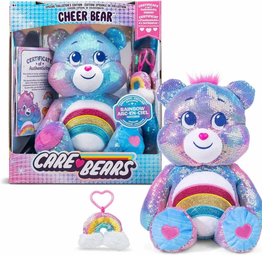 All Brands Basic Fun | Care Bears Special Collector Edition Cheer Bear Exclusive 14-Inch Plush [Sequin]