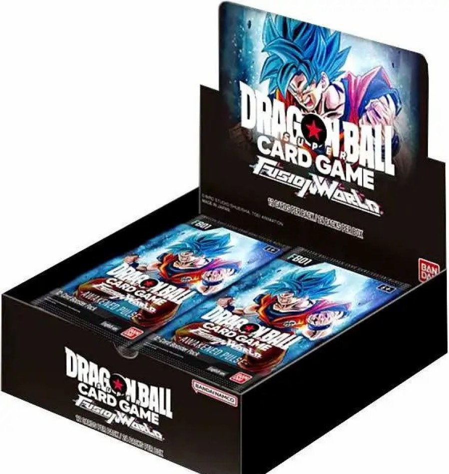 All Brands Bandai | Dragon Ball Super Trading Card Game Fusion World 01 Awakened Pulse Booster Box Fb01 [24 Packs] (Pre-Order Ships February)