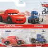 All Brands Mattel Toys | Disney / Pixar Cars On The Road Metal Cave Lighting Mcqueen & Pitstoposaurus Diecast Car 2-Pack