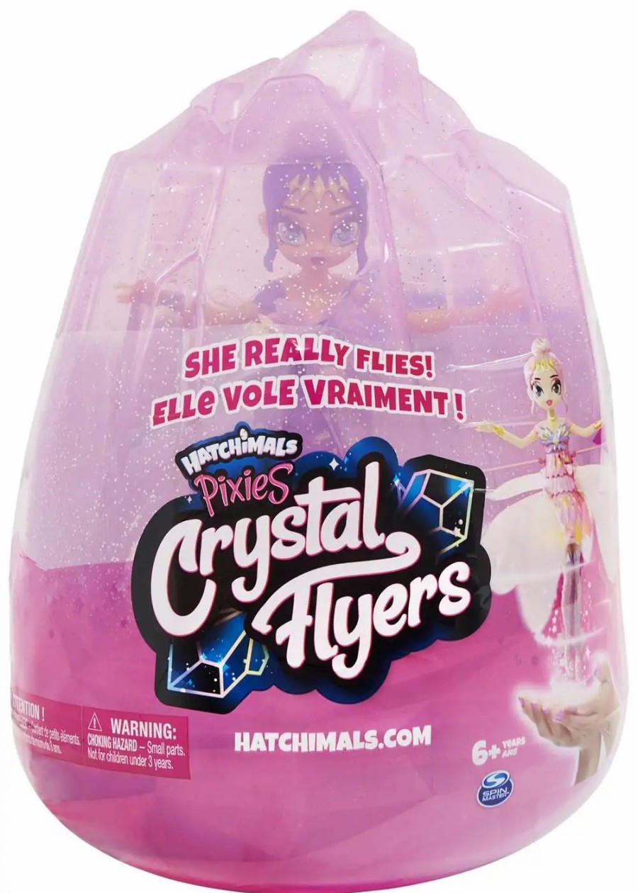 All Brands Spin Master | Hatchimals Pixies Crystal Flyers Purple Figure