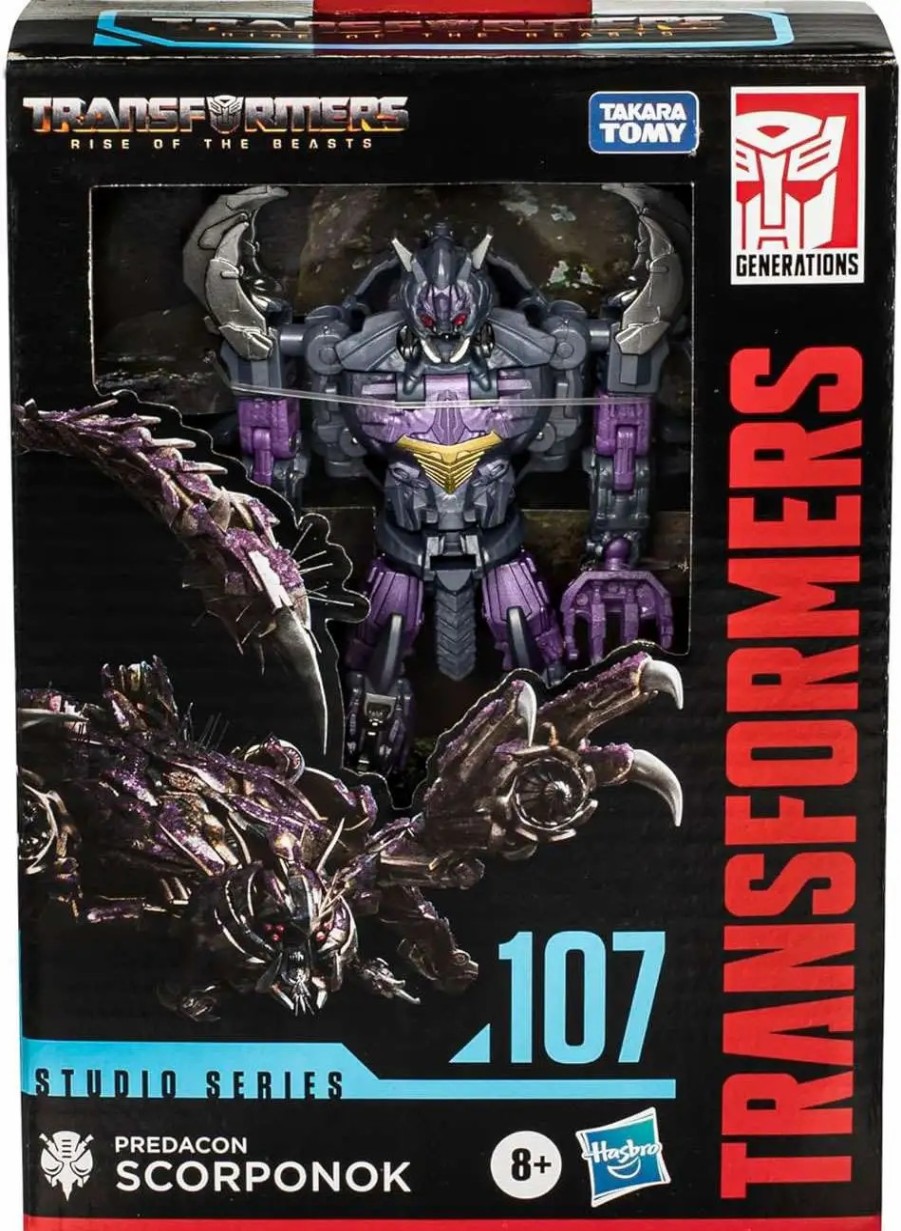 All Brands Hasbro | Transformers Generations Studio Series Scorponok Deluxe Action Figure #107 [Rise Of The Beasts] (Pre-Order Ships February)