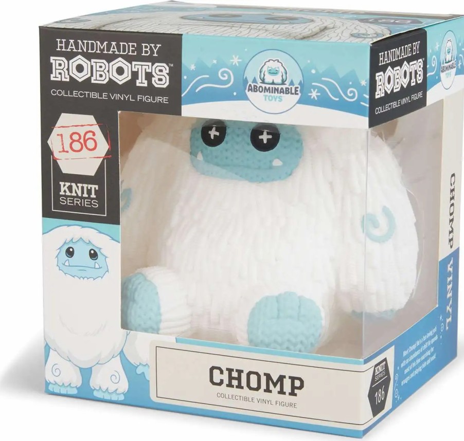 All Brands BDA Collectibles | Abominable Toys Handmade By Robots Chomp 5-Inch Knit-Look Vinyl Figure