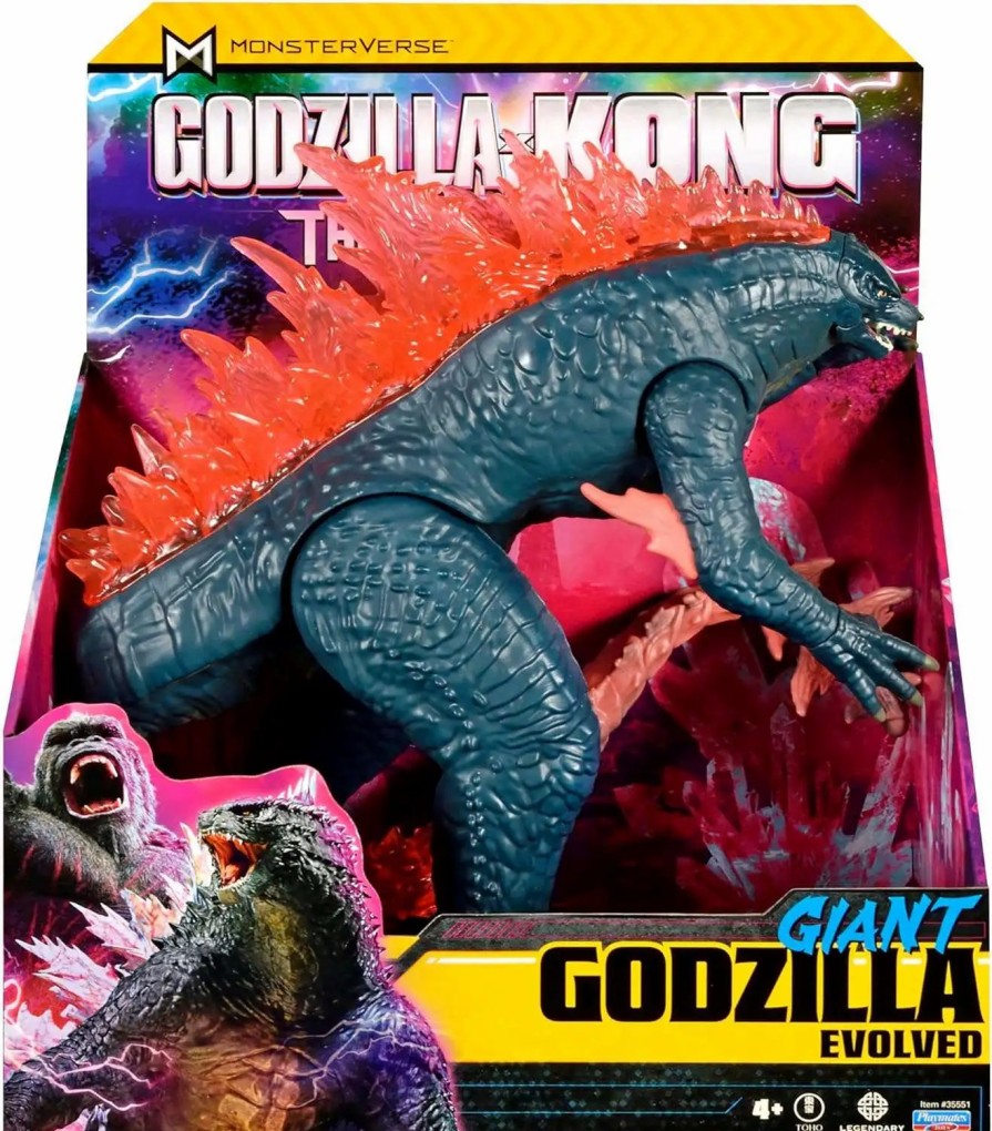 All Brands Playmates | Godzilla X Kong The New Empire Monsterverse Giant Godzilla Action Figure [Evolved]