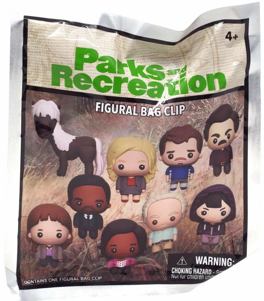 All Brands Monogram | 3D Figural Bag Clip Parks & Recreation Mystery Pack [1 Random Figure]