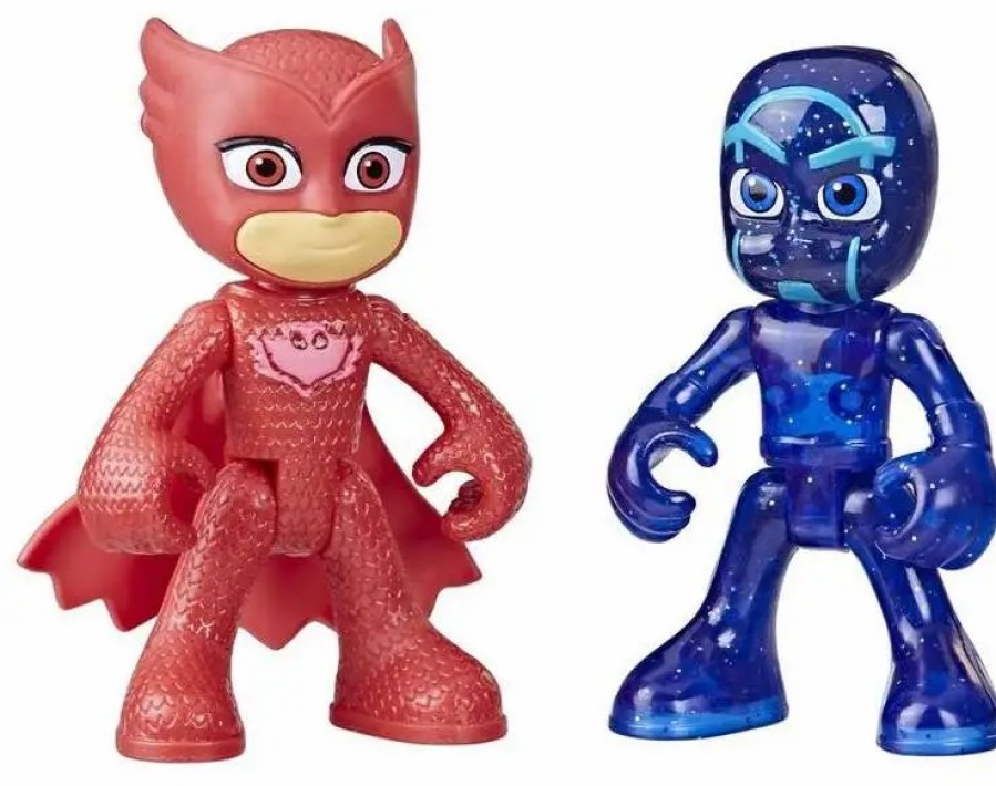 All Brands Hasbro | Disney Junior Pj Masks Owlette & Night Ninja 2.5-Inch Mini Figure 2-Pack