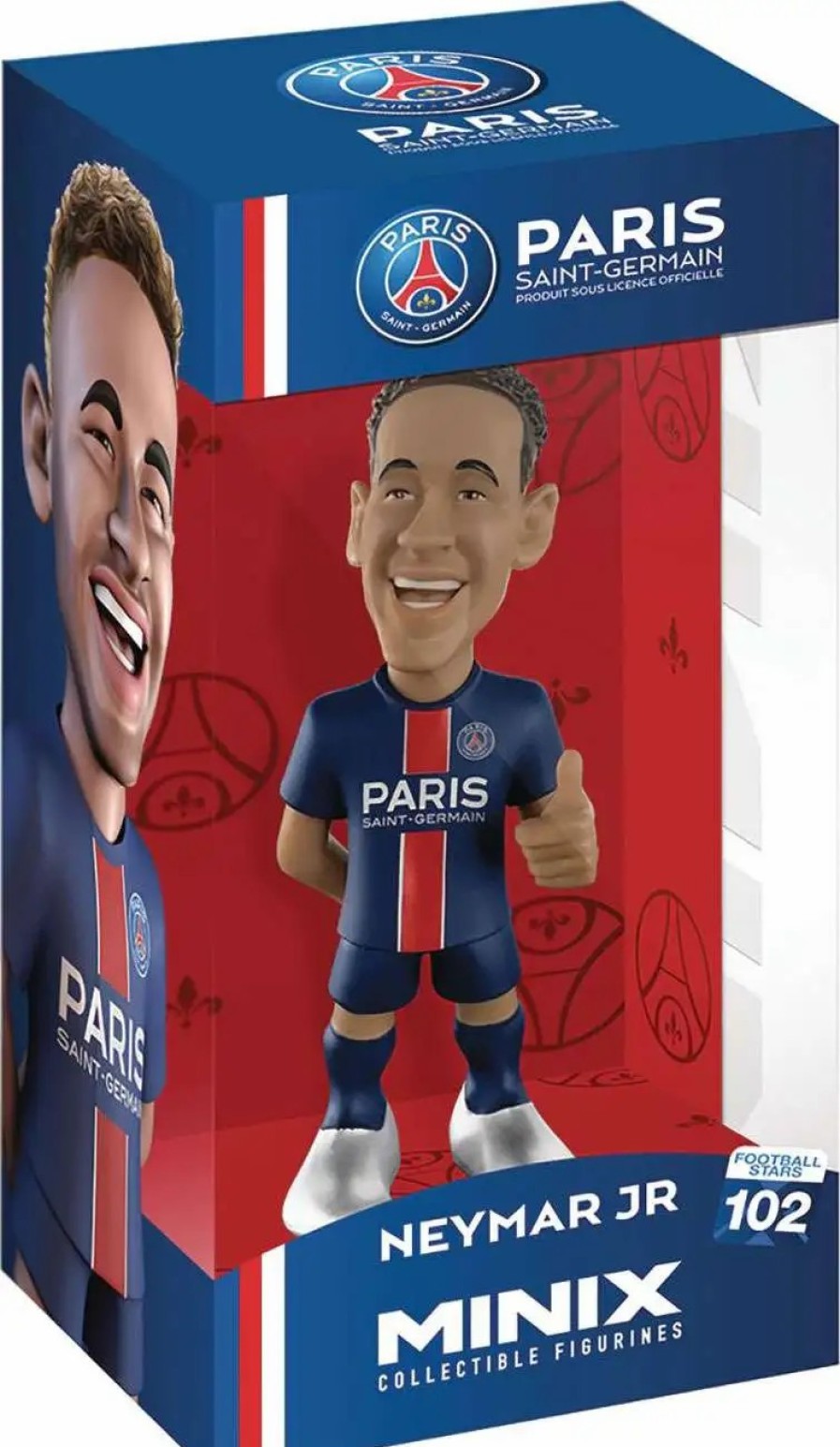 All Brands Mego Corp | Uefa Minix Neymar 4.75-Inch Vinyl Figure [Paris Saint-Germain]