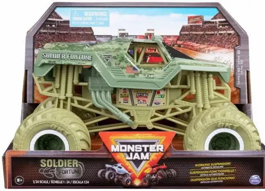 All Brands Spin Master | Monster Jam Soldier Fortune Diecast Car [1:24]