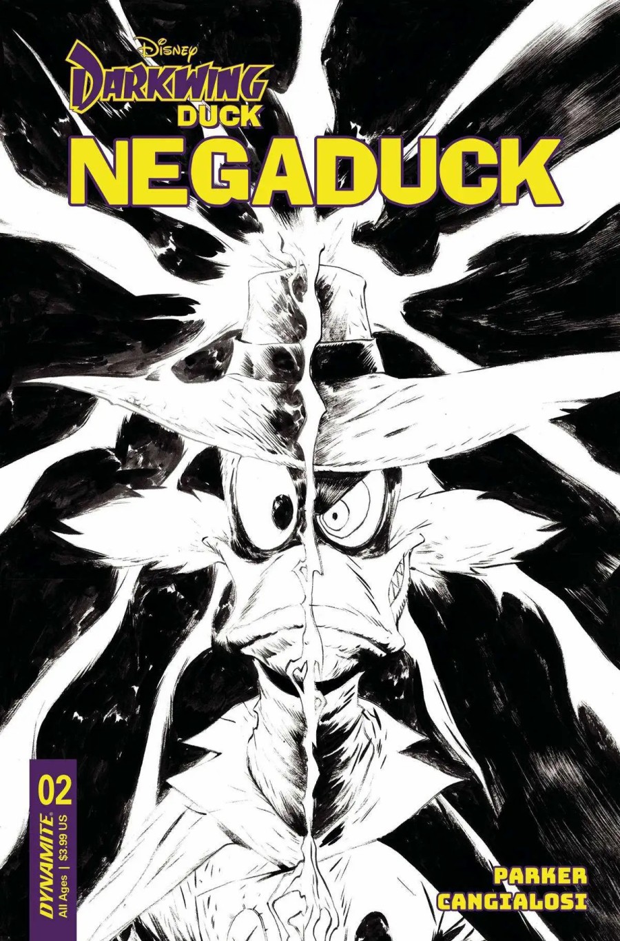 All Brands Dynamite Entertainment | Dynamite Entertainment Negaduck #2 Comic Book [1:10 Jae Lee Line Art Incentive]