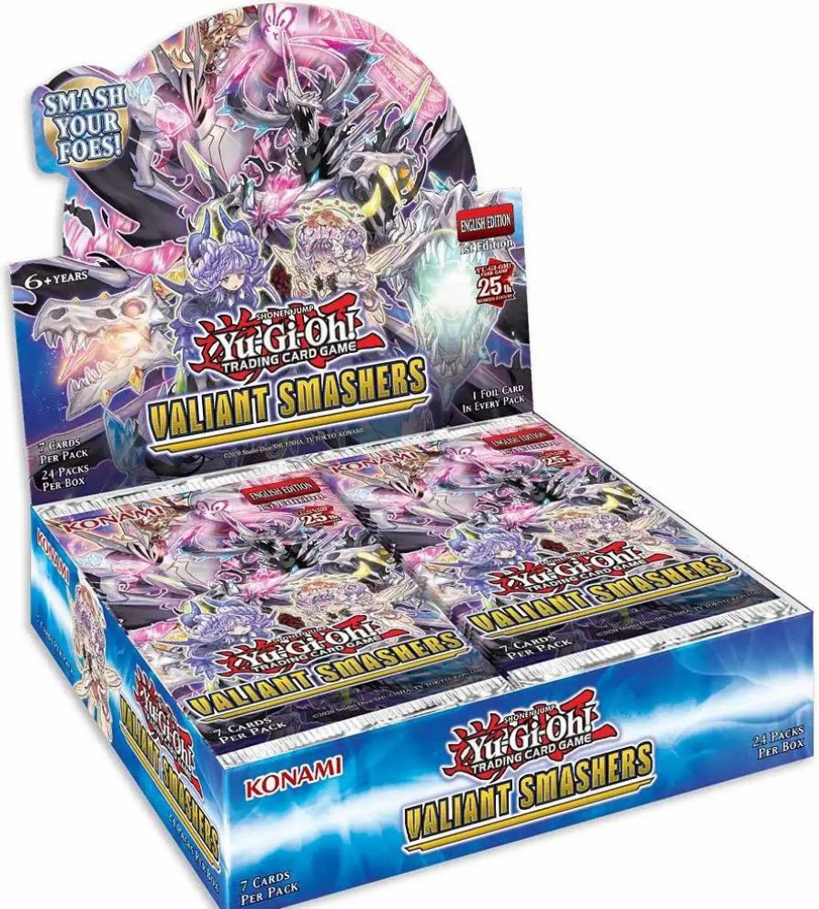 All Brands Konami | Yugioh Trading Card Game Valiant Smashers Booster Box [Daily Deal! 24 Packs]