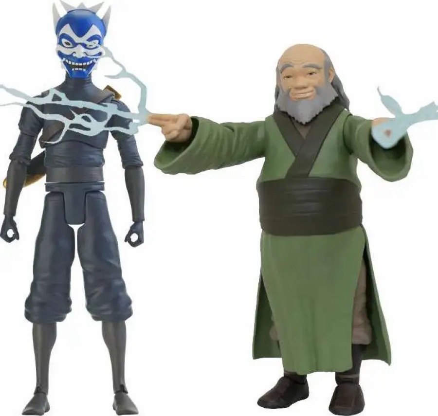 All Brands Diamond Select Toys | Avatar The Last Airbender Series 5 Iroh & Blue Spirit Zuko Set Of Both Action Figures