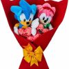 All Brands Ruz | Sonic The Hedgehog 2024 Valentine'S Day Sonic & Amy Plush Bouquet