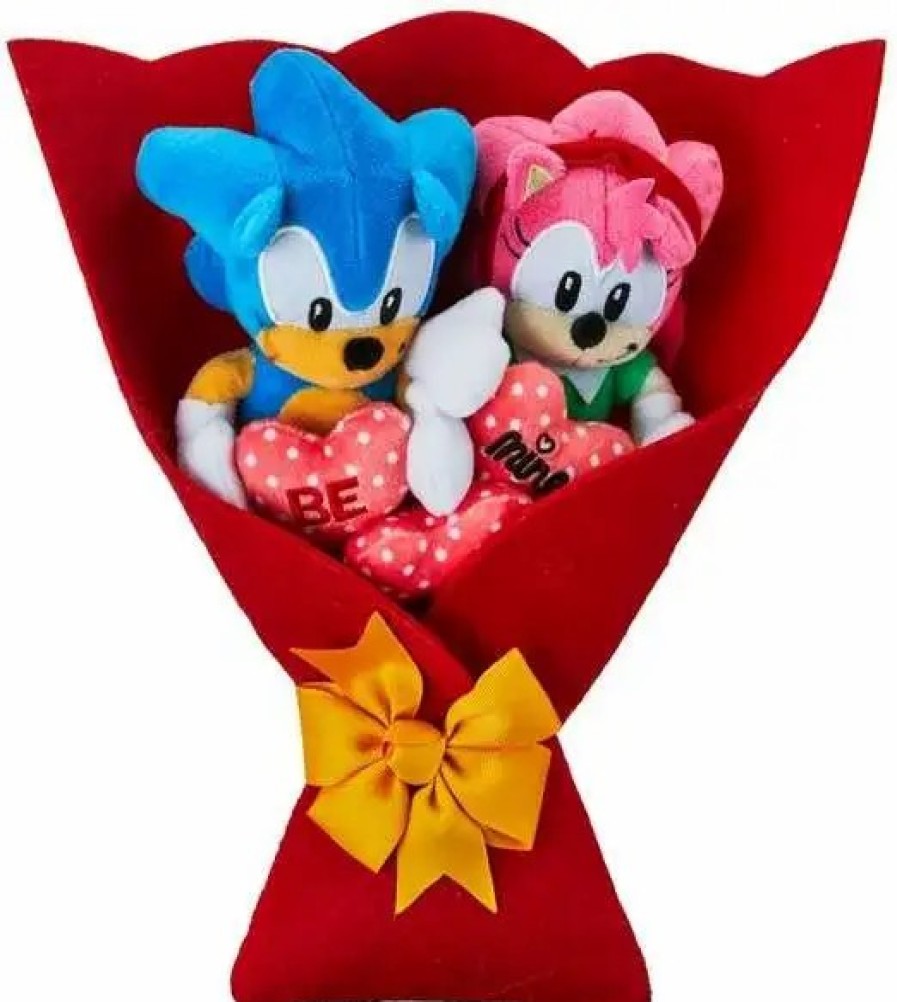 All Brands Ruz | Sonic The Hedgehog 2024 Valentine'S Day Sonic & Amy Plush Bouquet