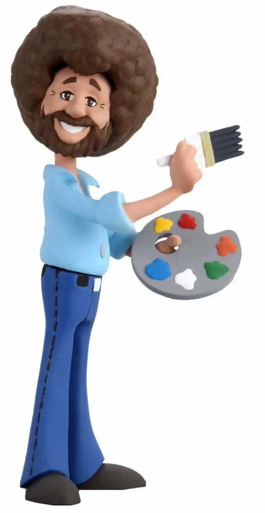 All Brands NECA | Neca Toony Classics Bob Ross Action Figure [Blue Shirt]