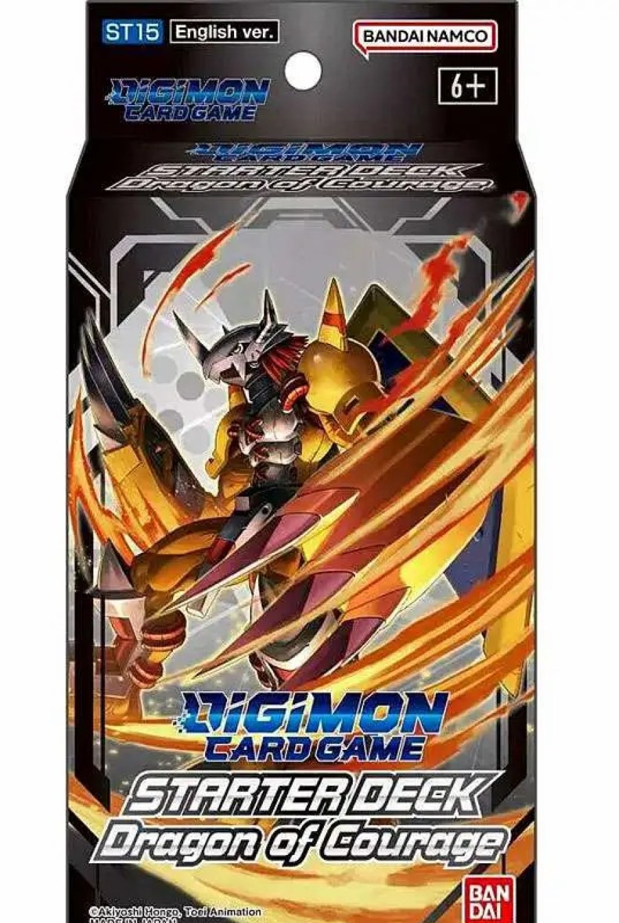 All Brands Bandai | Digimon Trading Card Game Dragon Of Courage Starter Deck St-15 [56 Cards]