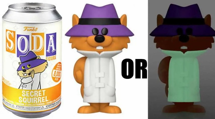 All Brands Funko | Funko Hanna-Barbera Vinyl Soda Secret Squirrel Limited Edition Of 8,000! Figure [1 Random Figure, Look For The Chase!]