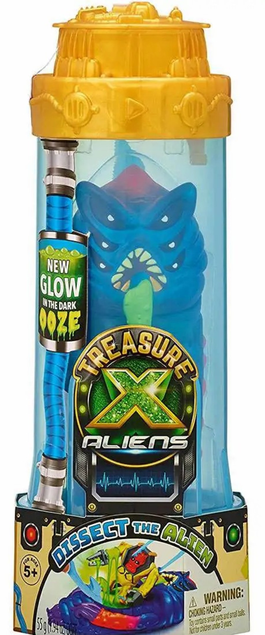 All Brands Moose Toys | Treasure X Series 2 Aliens Mystery Pack [Glow In The Dark, Dissect The Aliens Random Character!]